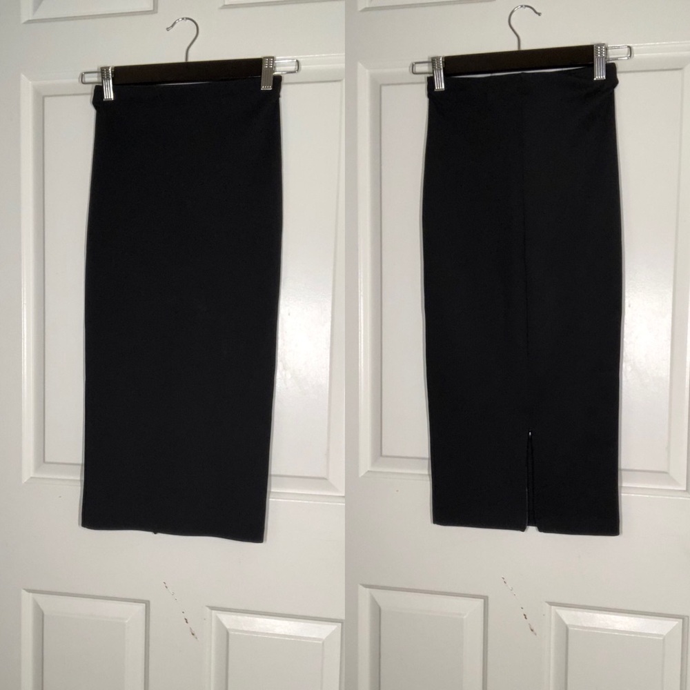 Black skirt
